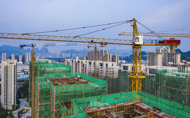 城市建筑工地施工現(xiàn)場(chǎng)圖 記錄建筑施工的脈動(dòng)